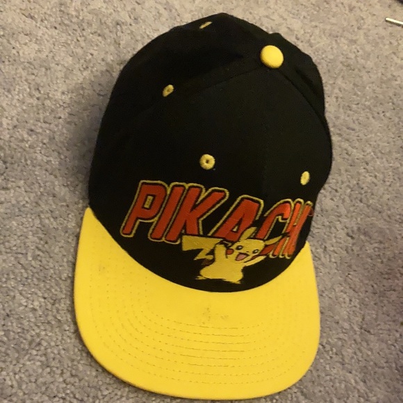 Pokemon Other - POKÉMON BLACK and YELLOW and RED OSFM SnapBack hat